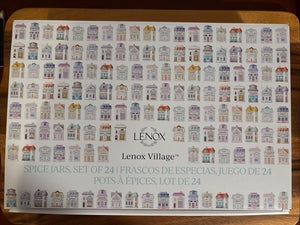 NEW Lenox Spice Village Spice Jar Complete Set 24 Houses 2025